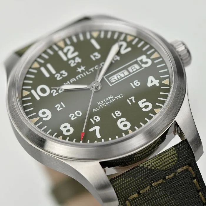 Hamilton Khaki Field Day Date Auto Otomatik Yeşil H70535061 detay görseli 3