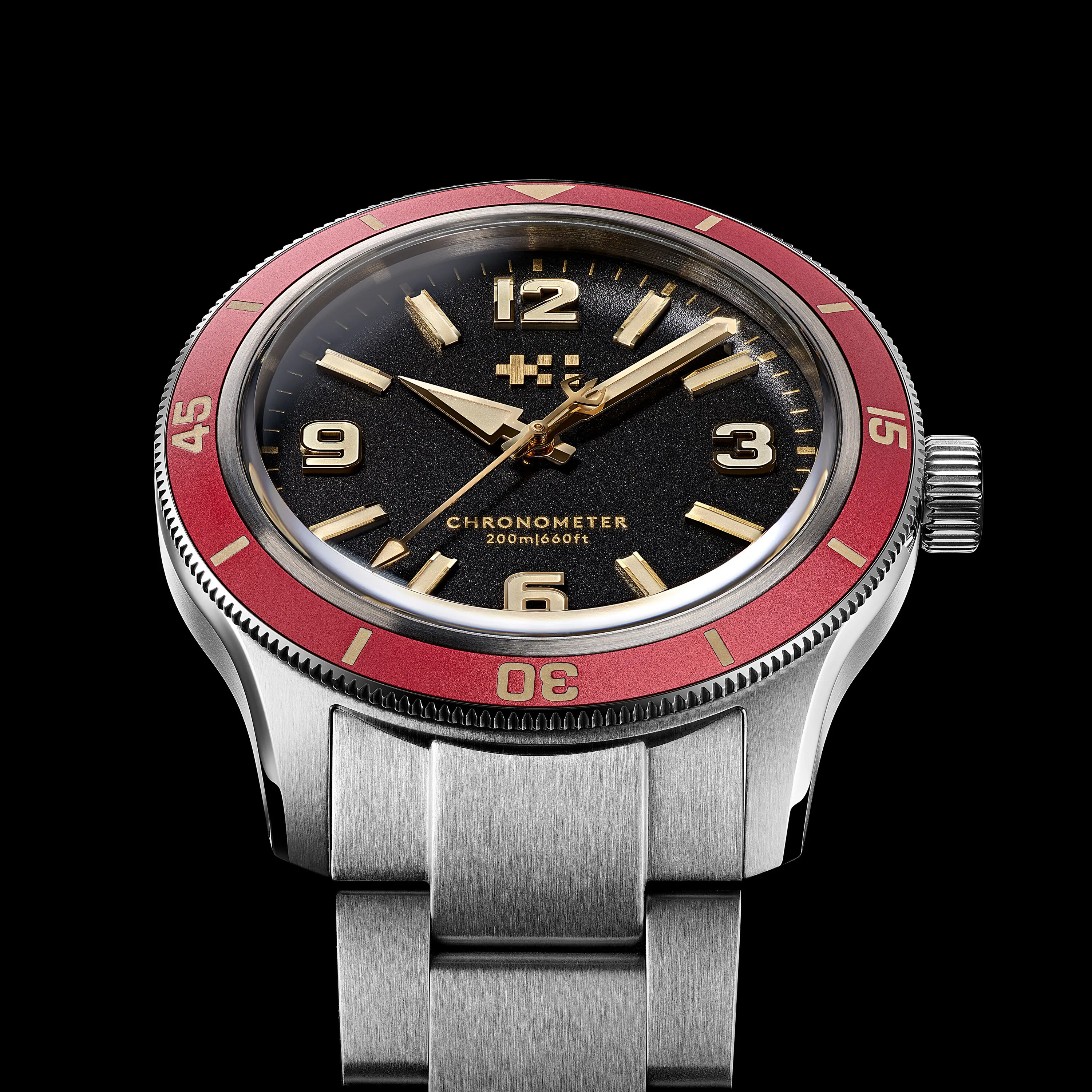 Christopher Ward C60 Trident Biscay Otomatik Siyah C6042C3H1S0RK0B0 detay görseli 4