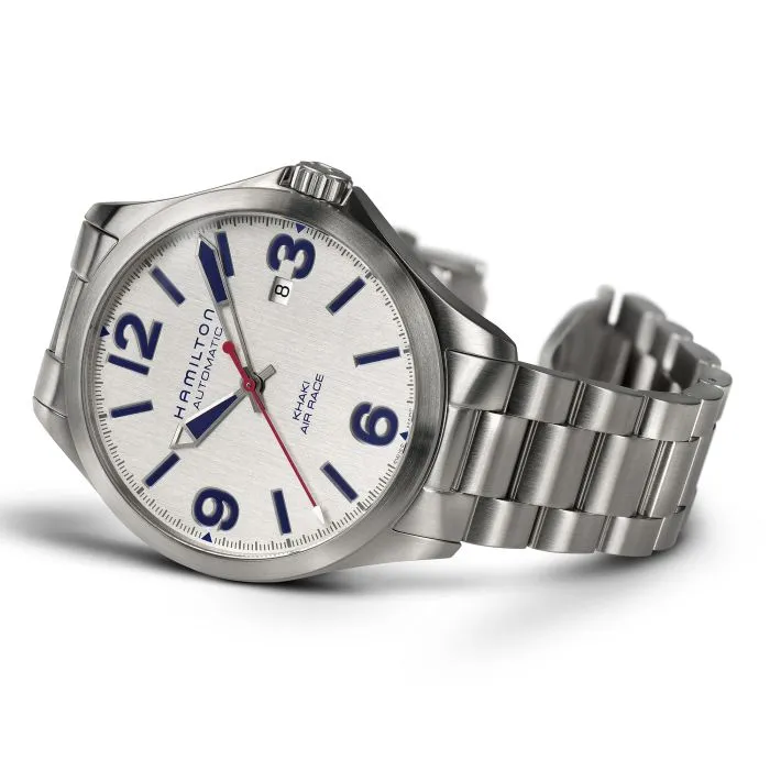 Hamilton Khaki Aviation Air Race Auto Otomatik Silver H76525151 detay görseli 5