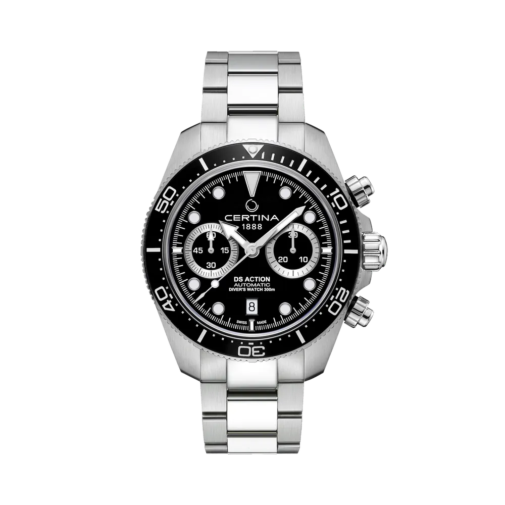 Certina DS Action Diver Chrono Otomatik Siyah C0328271105100
