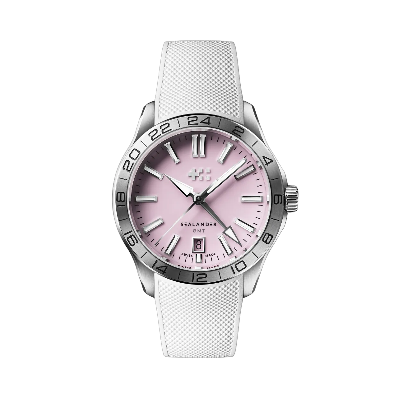 Christopher Ward C63 Sealander GMT Otomatik Pembe C6339AGM4S00P0RW
