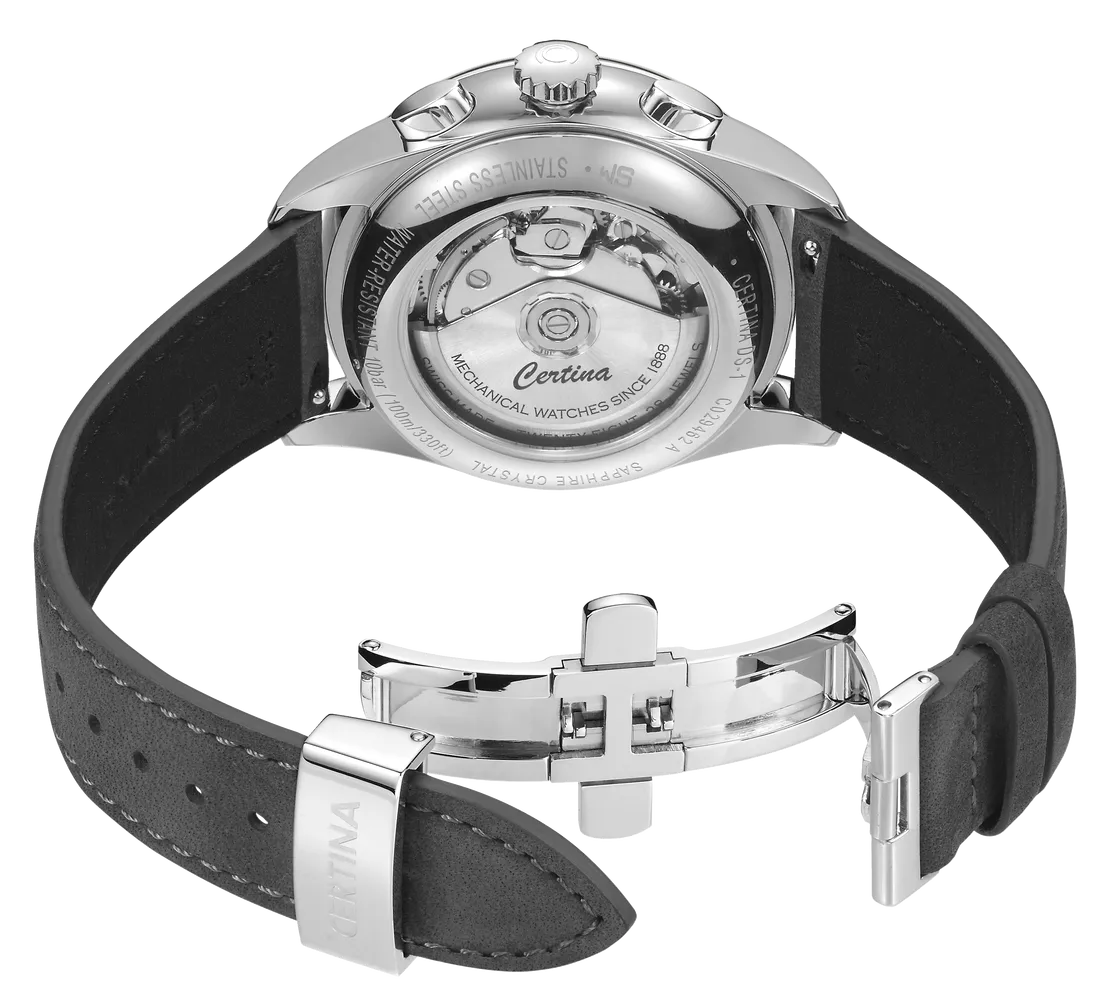 Certina DS-1 Chrono Auto Otomatik Beyaz C0294621601100 detay görseli 2