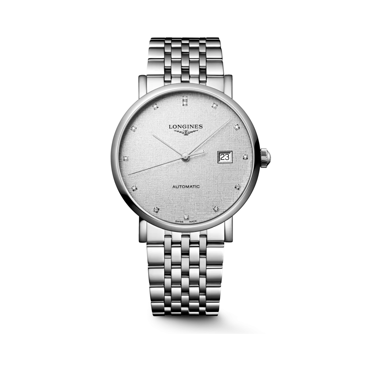 Longines Elegant Collection Otomatik Çizgili Gümüş L49104796