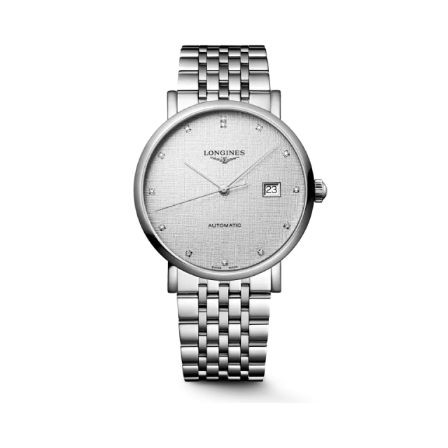 Beğenmek için çift tıkla Longines Elegant Collection Otomatik Çizgili Gümüş L49104796 Görsel 1