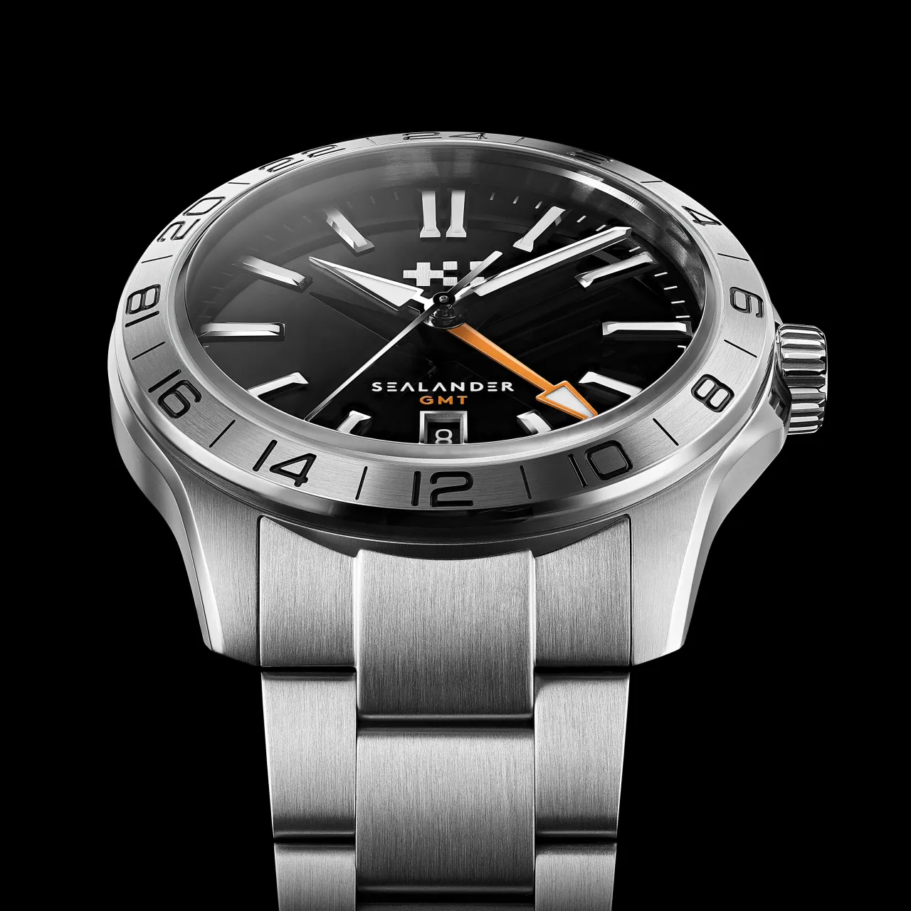 Christopher Ward C63 Sealander GMT Otomatik Siyah C6342AGM4S00K0RW detay görseli 4