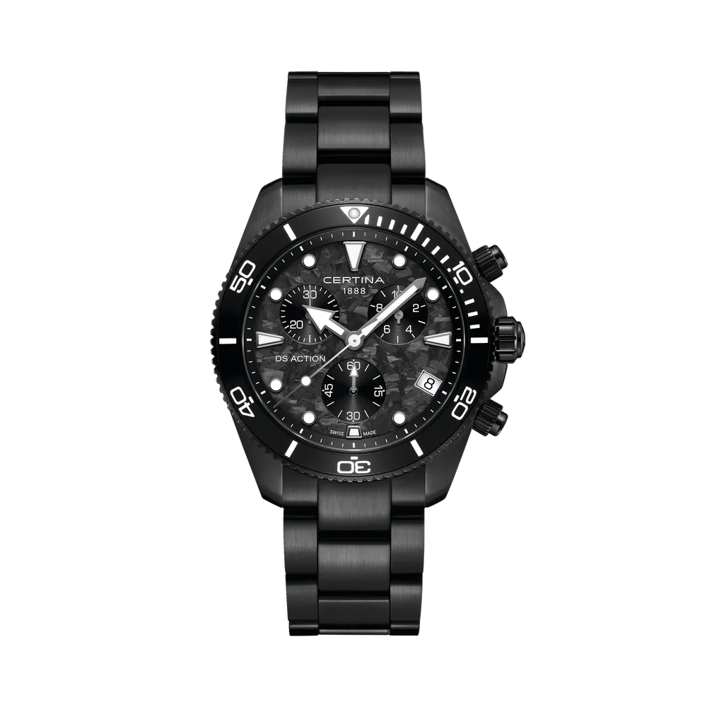 Certina DS Action Chrono Black Carbon C0484173320100