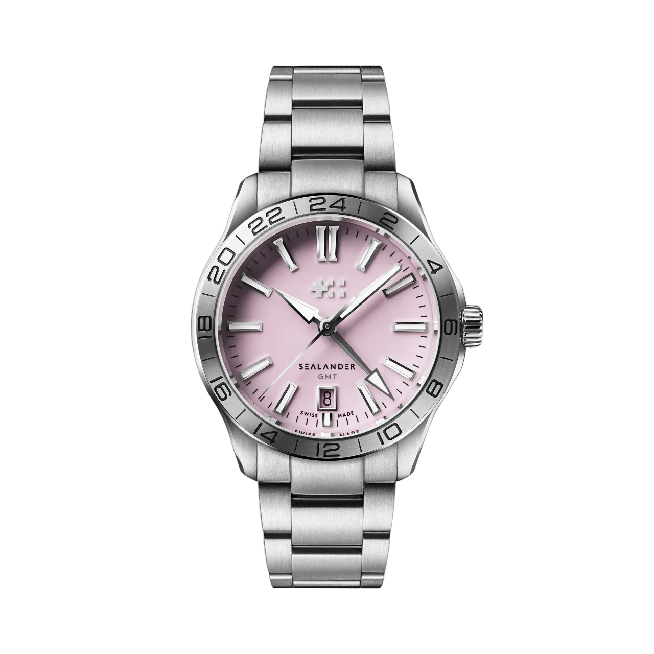 Christopher Ward C63 Sealander GMT Otomatik Pembe C6339AGM4S00P0B0