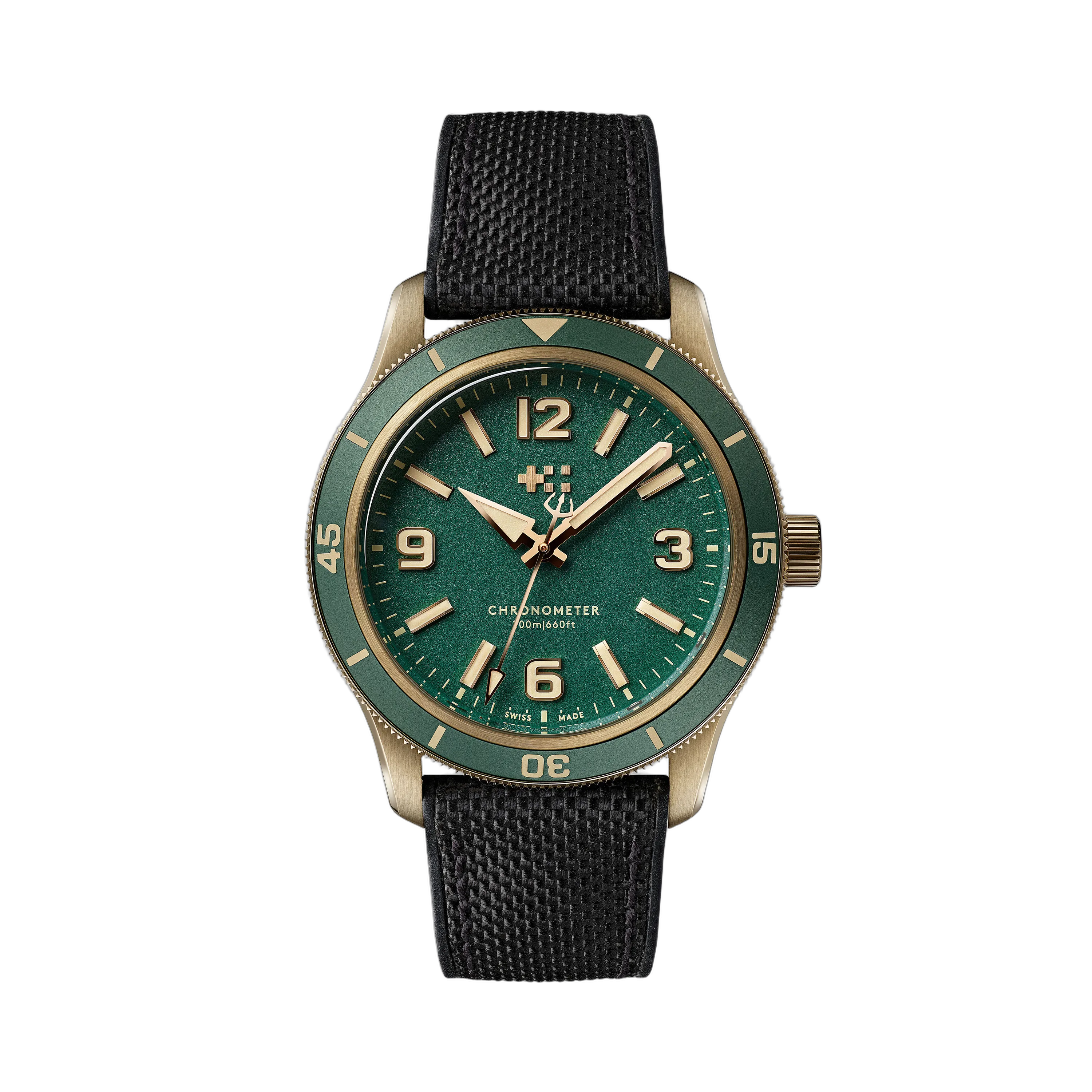 Christopher Ward C60 Trident Biscay Bronze Otomatik Yeşil C6039C3H1B0VV0HK