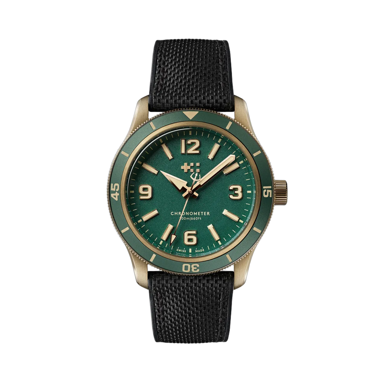 Christopher Ward C60 Trident Biscay Bronze Otomatik Yeşil C6039C3H1B0VV0HK