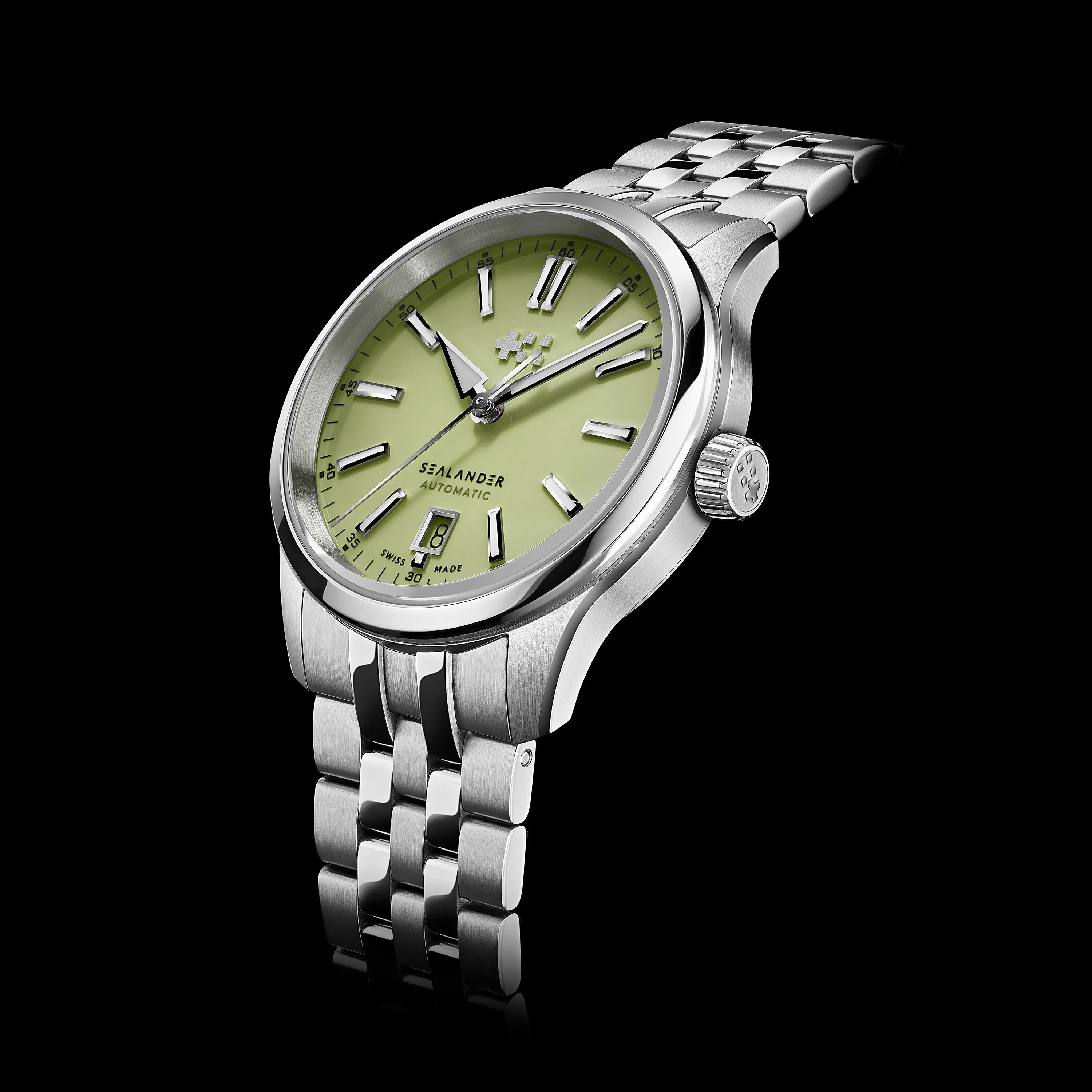 Christopher Ward C63 Sealander Otomatik Pistachio C6339ADA4S00V0B0 detay görseli 5
