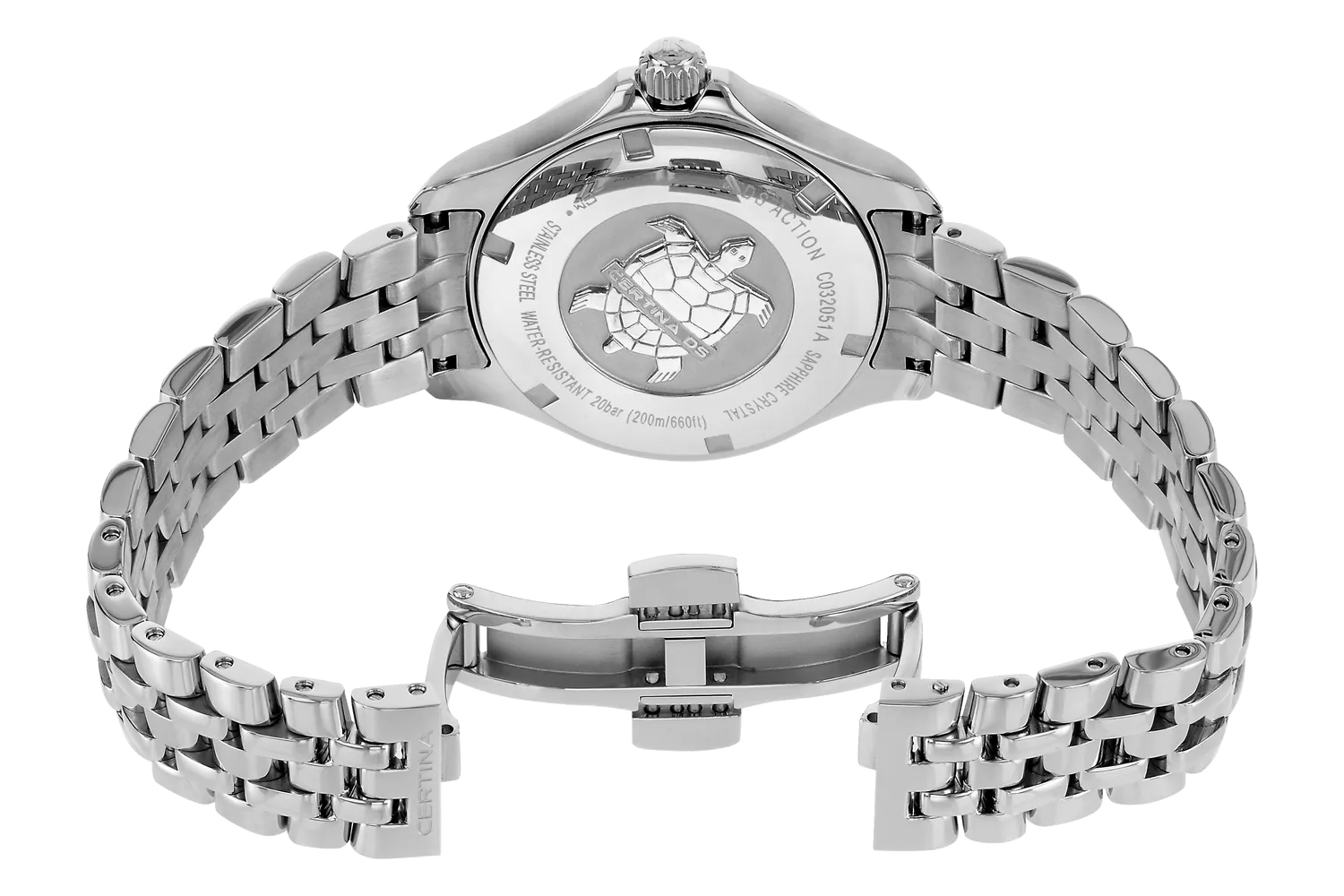 Certina DS Action Lady Diamonds Mother Of Pearl C0320511111600 detay görseli 2