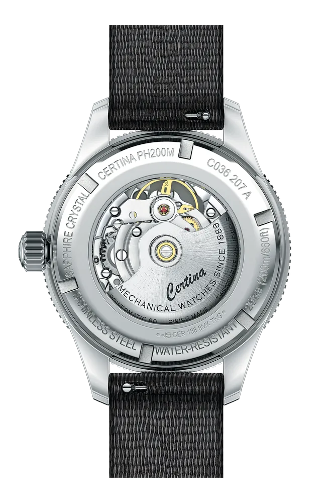 Certina DS PH200M 39mm Powermatic 80 Mother Of Pearl C0362071812600 detay görseli 2