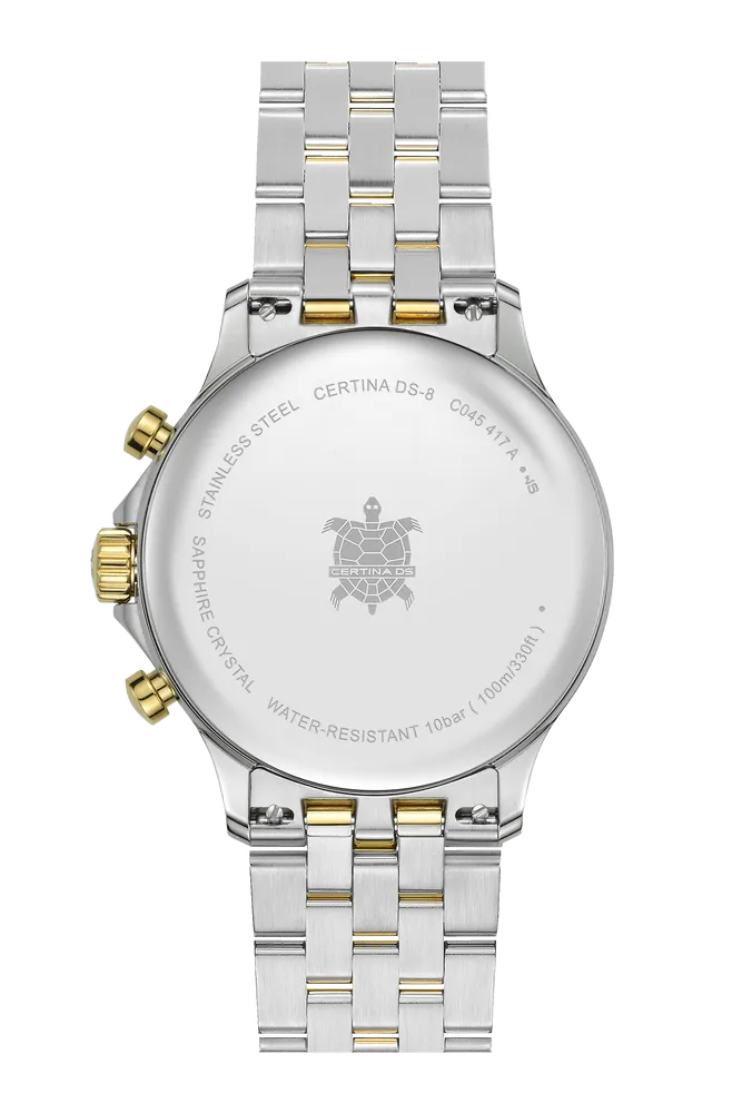 Certina DS-8 Chrono Silver C0454172203100 detay görseli 2