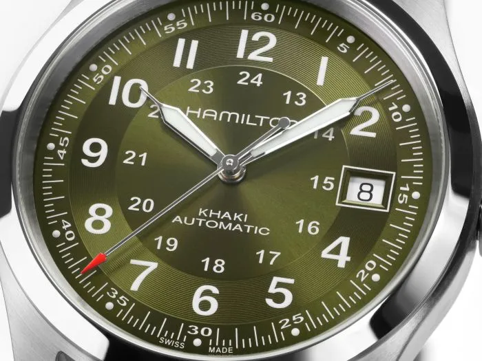 Hamilton Khaki Field Auto Otomatik Yeşil H70455160 detay görseli 2