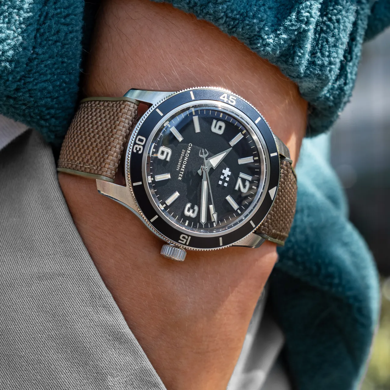 Christopher Ward C60 Trident Biscay Automatic Black C6039C3H1S0KK0VT1 detay görseli 1