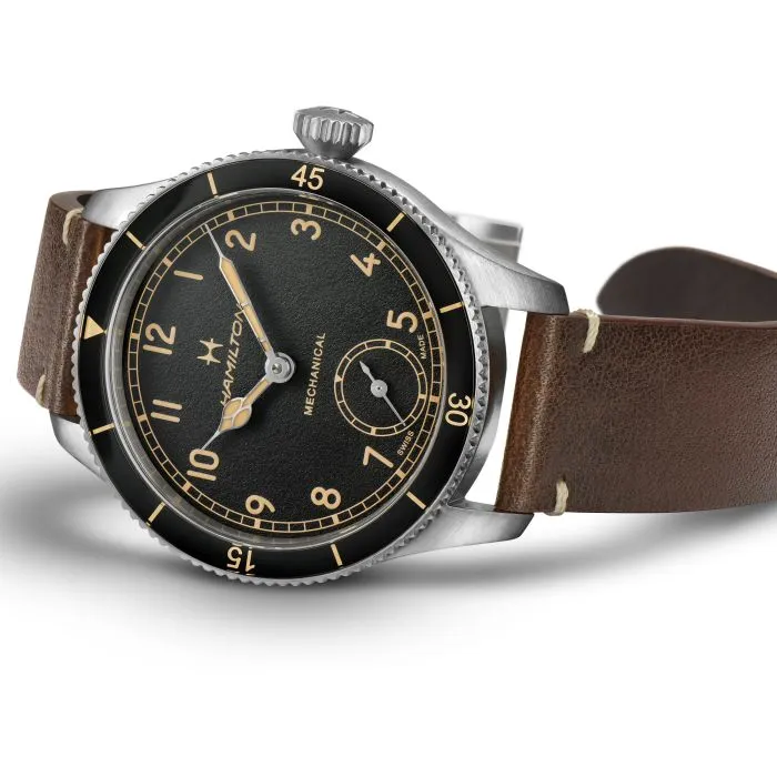 Hamilton Khaki Aviation Pilot Pioneer Mechanical Siyah H76719530 detay görseli 2