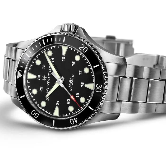 Hamilton Khaki Navy Scuba Auto Otomatik Siyah H82515130 detay görseli 2