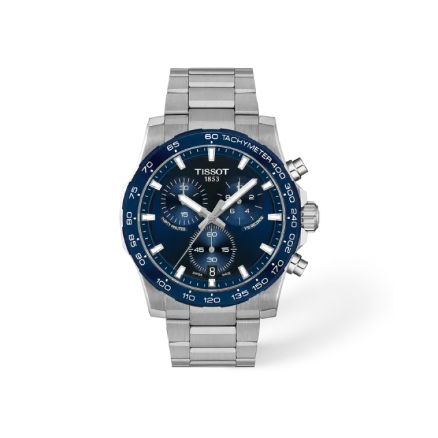 Beğenmek için çift tıkla Tissot Supersport Chrono Mavi T1254171104100 Görsel 1
