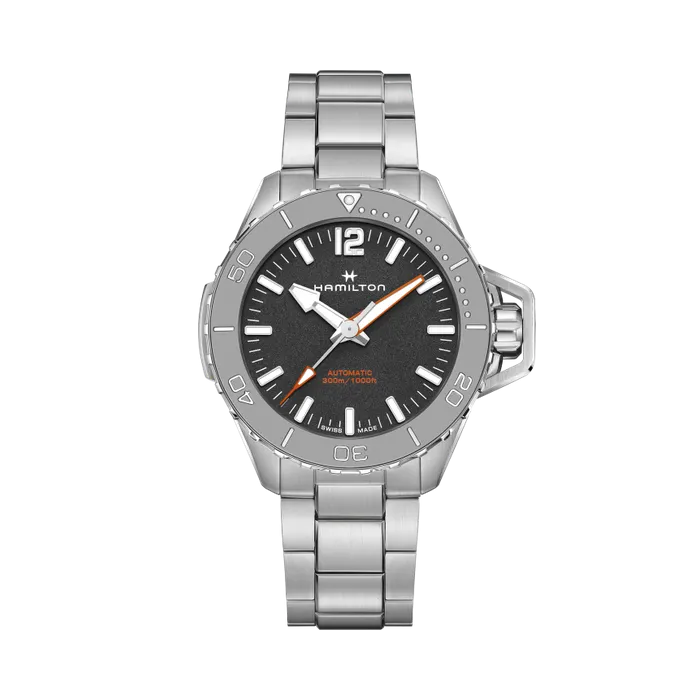 Hamilton Khaki Navy Frogman Auto Otomatik Siyah H77815130