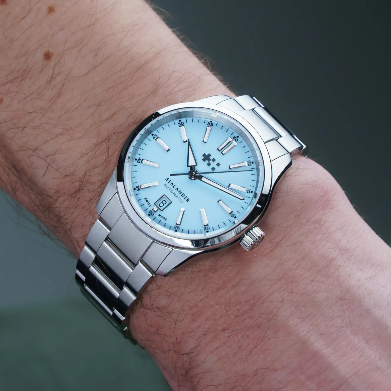 Christopher Ward C63 Sealander Automatic Sky Blue C6339ADA4S00B0B0 detay görseli 1