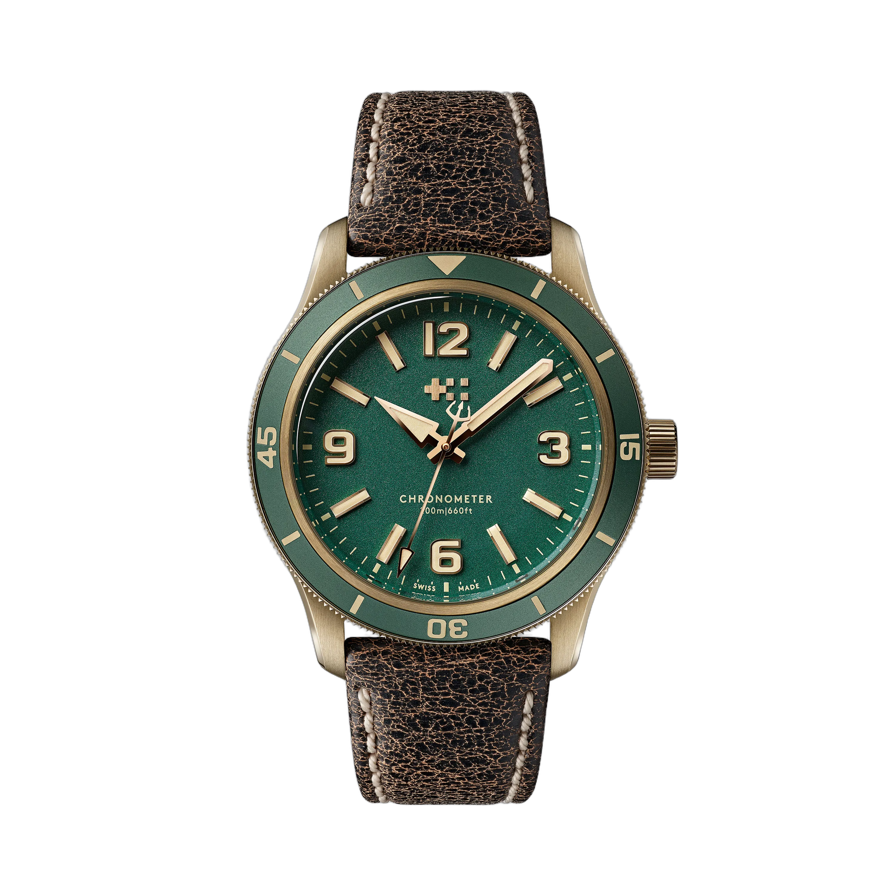 Christopher Ward C60 Trident Biscay Bronze Otomatik Yeşil C6039C3H1B0VV0VT1