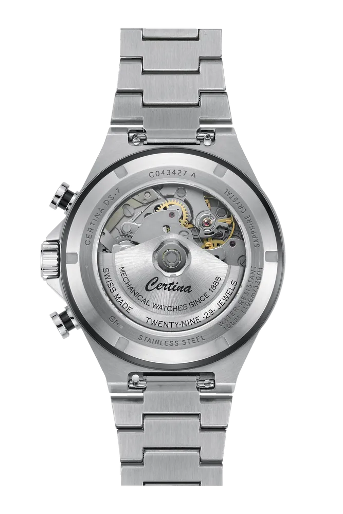Certina DS-7 Chrono Auto Otomatik Siyah C0434272105100 detay görseli 2
