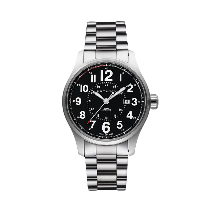 Hamilton Khaki Field Officer Auto Siyah H70615133