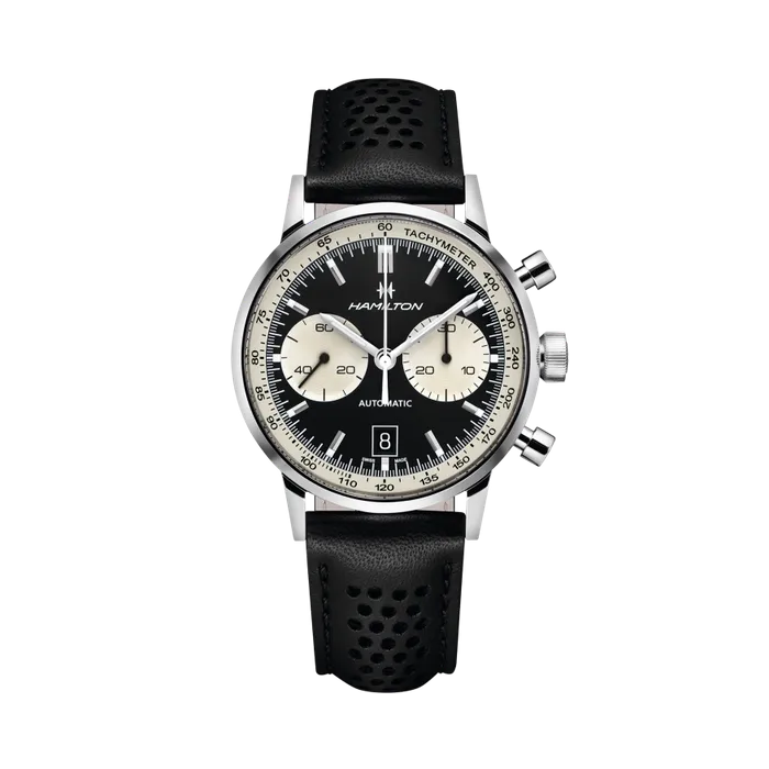Hamilton American Classic Intra-Matic Auto Chrono Siyah H38716731