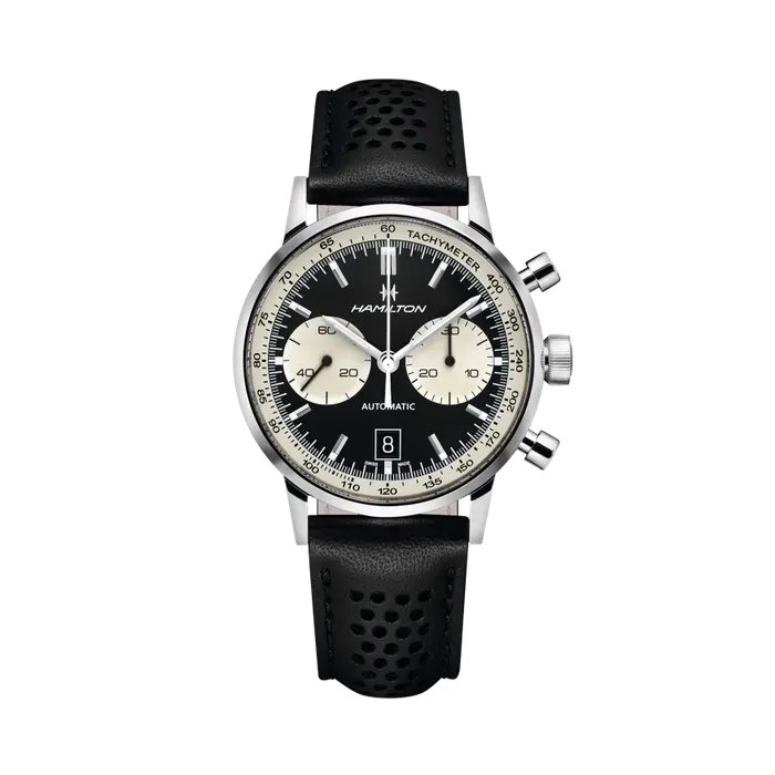 Hamilton American Classic Intra-Matic Auto Chrono Siyah H38716731