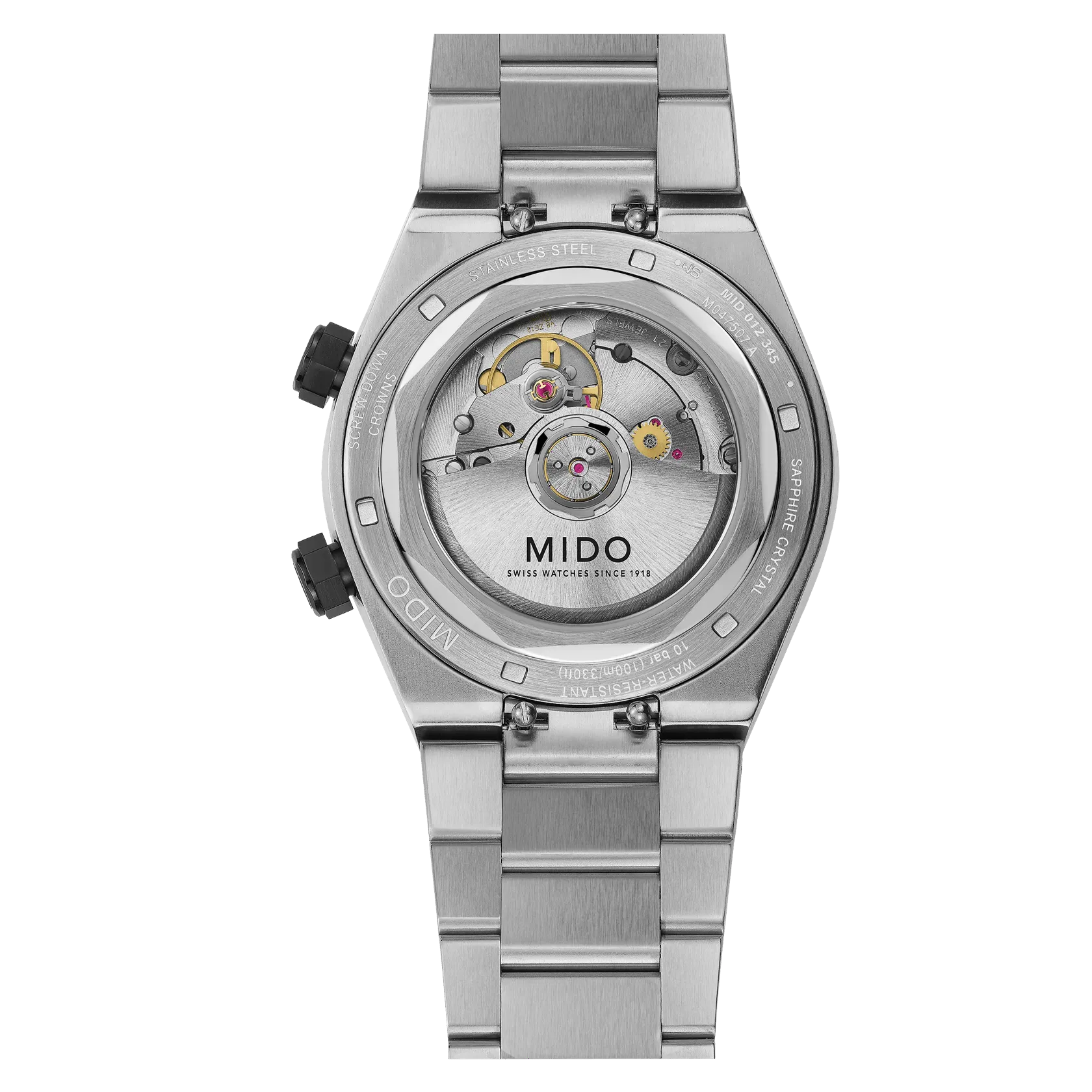 Mido Multifort 8 Two Crowns Otomatik Siyah M0475071105100 detay görseli 1