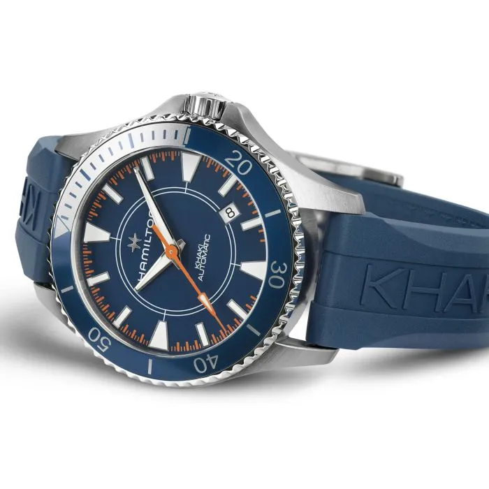 Hamilton Khaki Navy Scuba Auto Syroco Special Edition Otomatik Blue H82385340 detay görseli 2