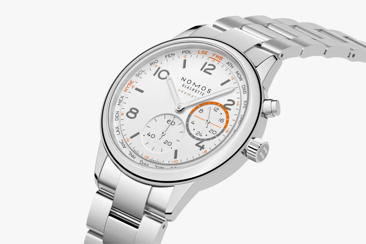 Nomos Glashütte Club Sport Neomatik Worldtimer Edition Handelsblatt Otomatik 792S1 detay görseli 1