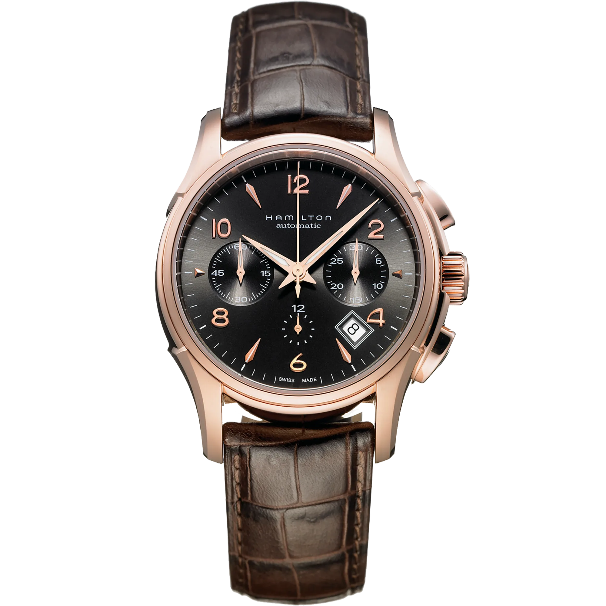 Hamilton Jazzmaster Auto Chrono Otomatik Siyah H32646595 detay görseli 1