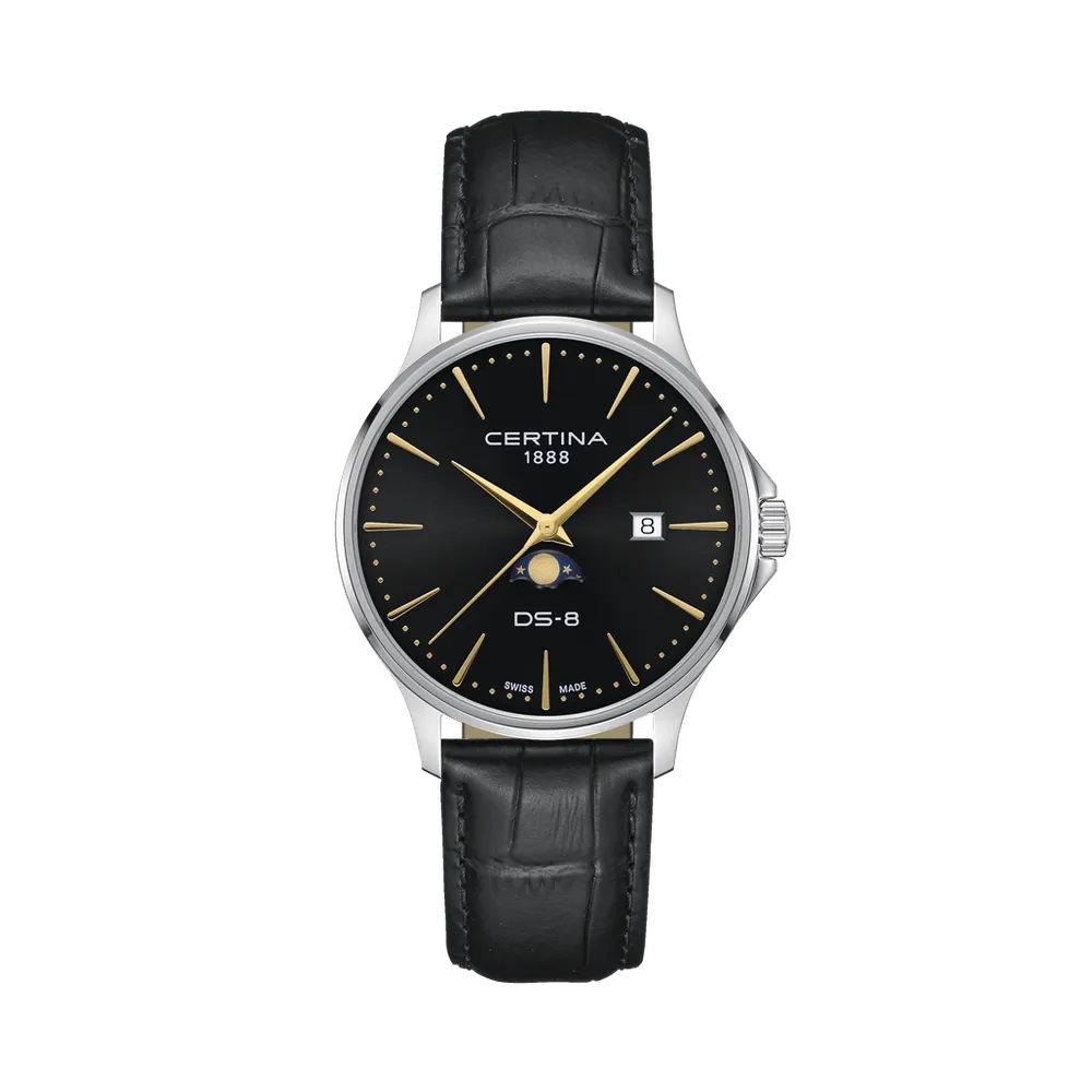 Certina DS-8 Moonphase Gent Black C0454231605100