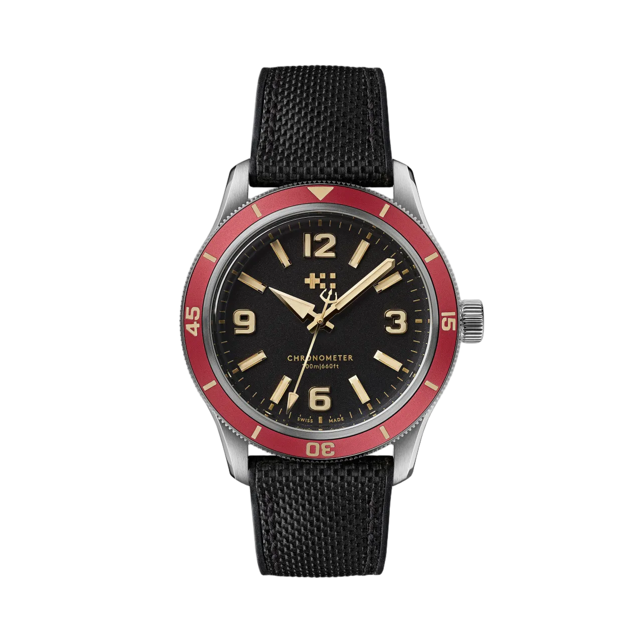 Christopher Ward C60 Trident Biscay Automatic Black/Red C6039C3H1S0RK0HK
