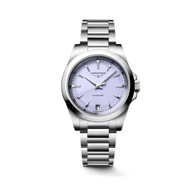 Beğenmek için çift tıkla Longines Conquest Kumlanmış Lavanta-Eflatun L34604026 Görsel 1