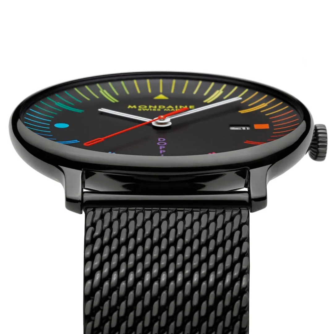 Mondaine Doppio Siyah MLE41221SM detay görseli 2