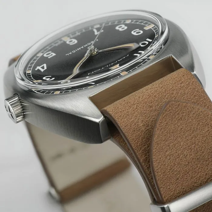 Hamilton Khaki Aviation Pilot Pioneer Mechanical Siyah H76419531 detay görseli 3