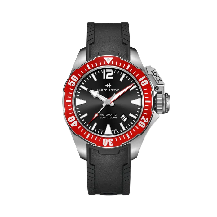 Hamilton Khaki Navy Frogman Auto Black H77725335