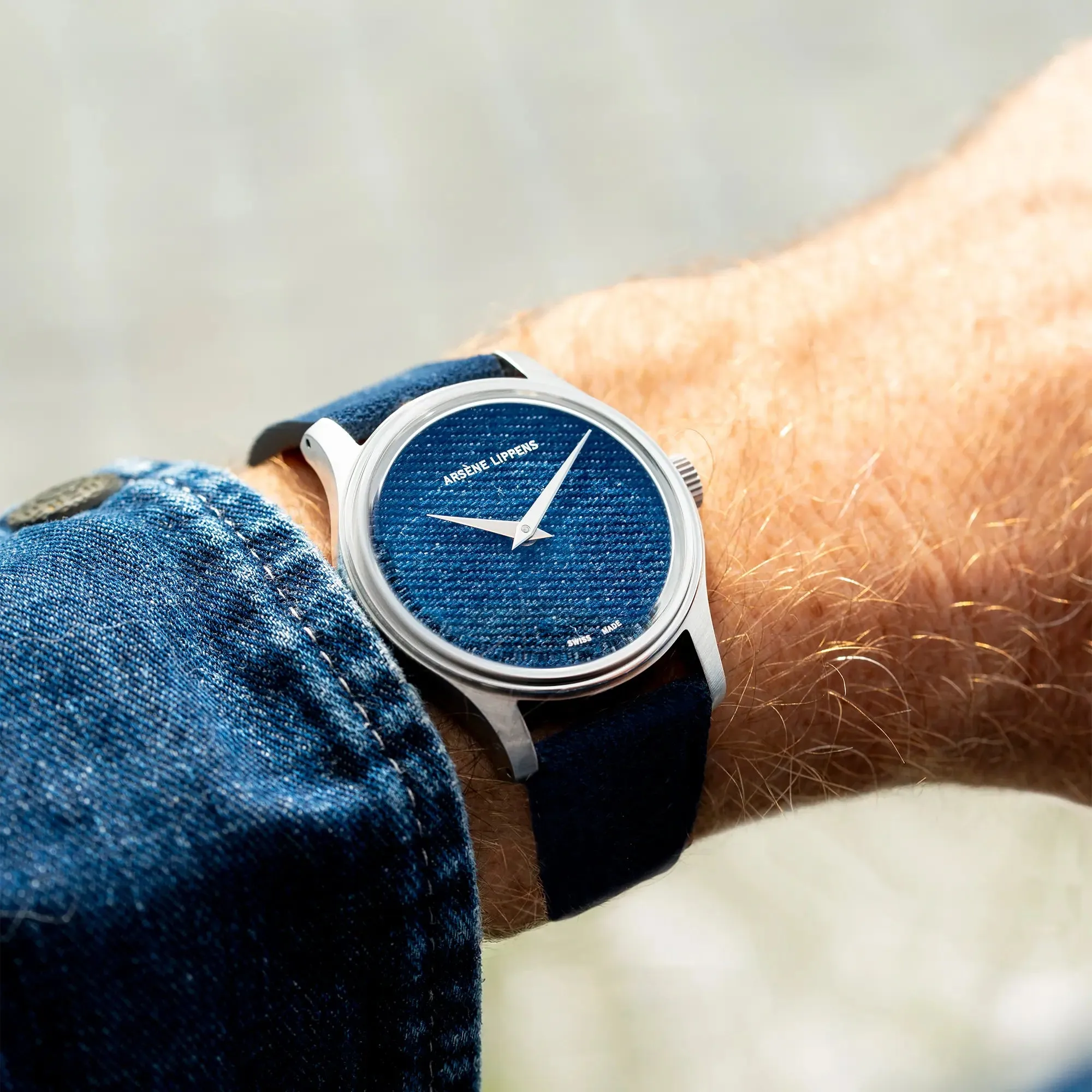 Arsène Lippens Artigiano Como Denim 0599C detay görseli 5