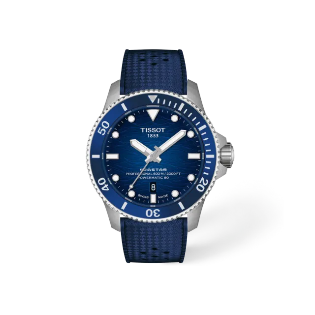 Beğenmek için çift tıkla Tissot Seastar 2000 Otomatik Mavi Degrade T1209071704100 Görsel 1