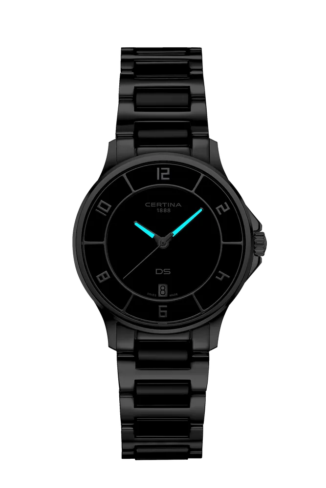 Certina DS-6 Lady Black C0392511105700 detay görseli 1