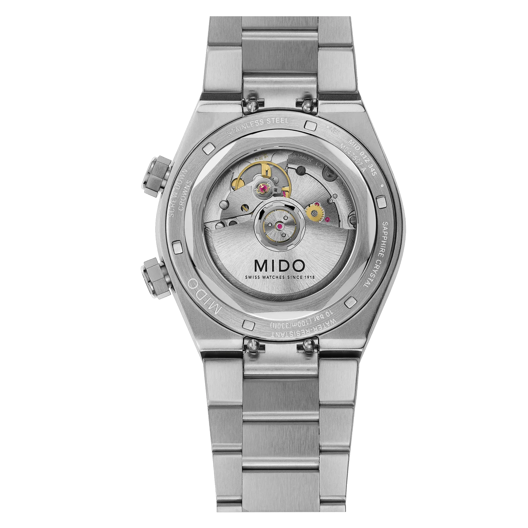 Mido Multifort 8 Two Crowns Otomatik Gri M0475071108100 detay görseli 1
