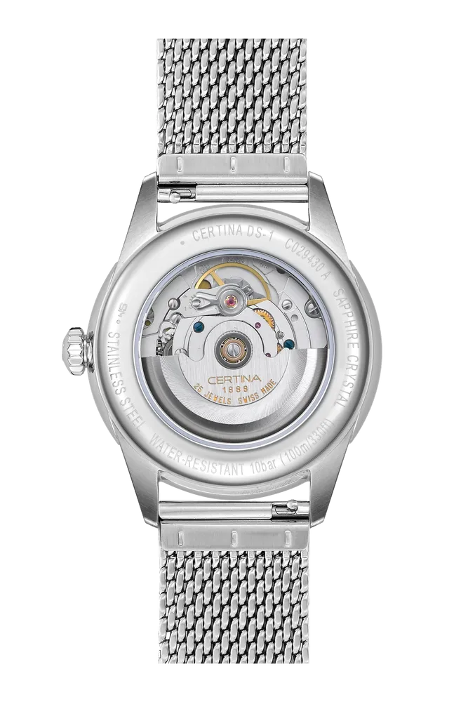 Certina DS-1 Day Date Otomatik Siyah C0294301105100 detay görseli 1