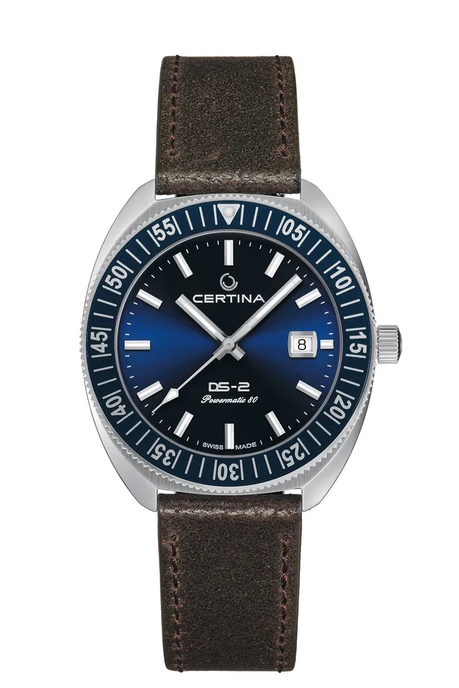Certina DS-2 (Turning Bezel) Otomatik Blue C0246071104102 detay görseli 3