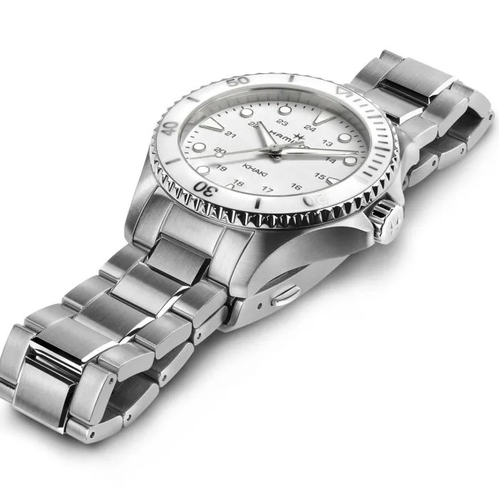 Hamilton Khaki Navy Scuba Quartz White H82221110 detay görseli 1