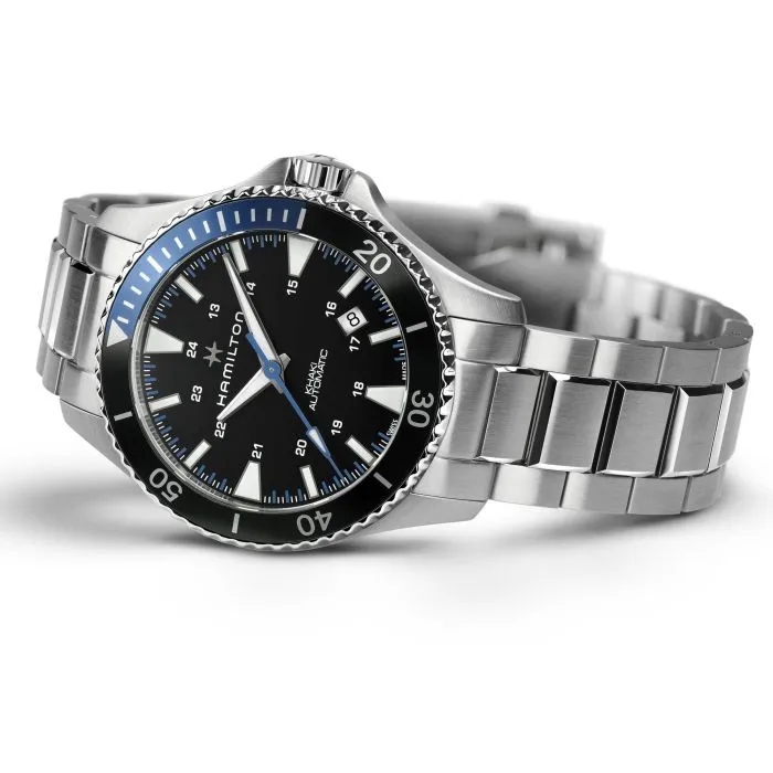 Hamilton Khaki Navy Scuba Auto Siyah H82315131 detay görseli 2