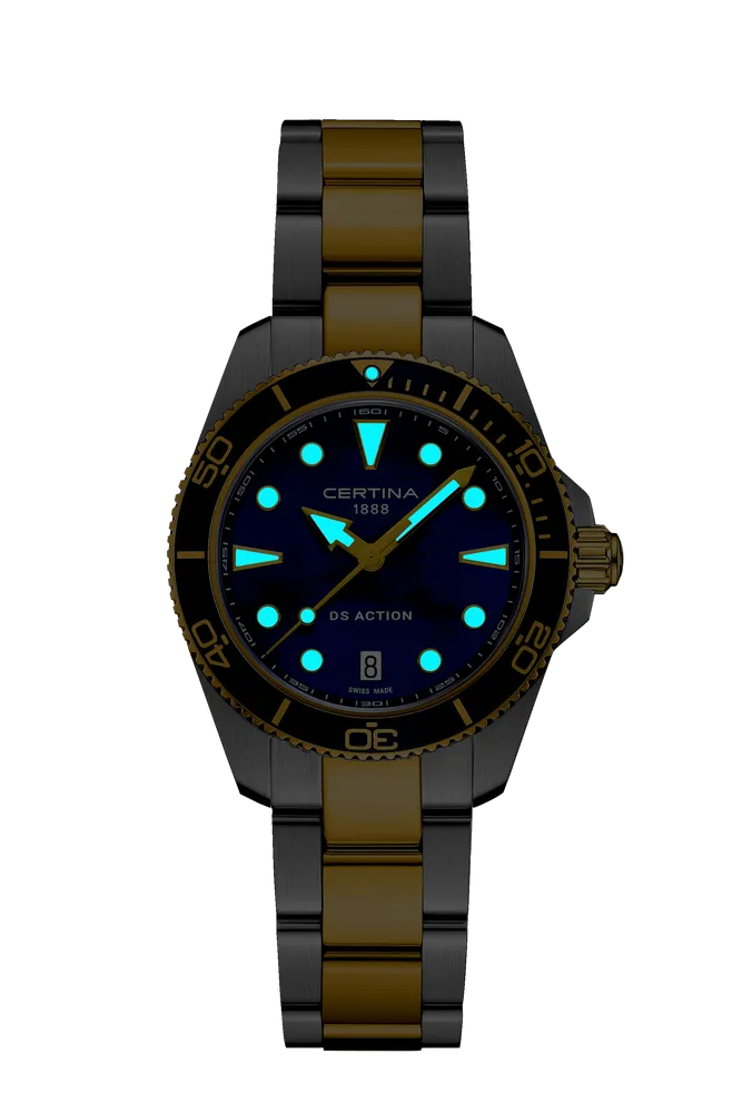 Certina DS Action 34.5mm Mother Of Pearl C0482102213100 detay görseli 1