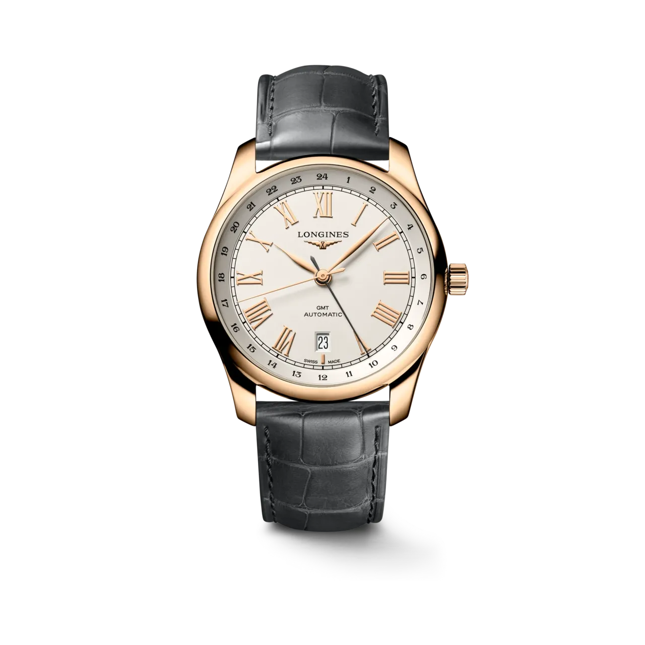 Longines Master Collection GMT Otomatik Gümüş L28448712
