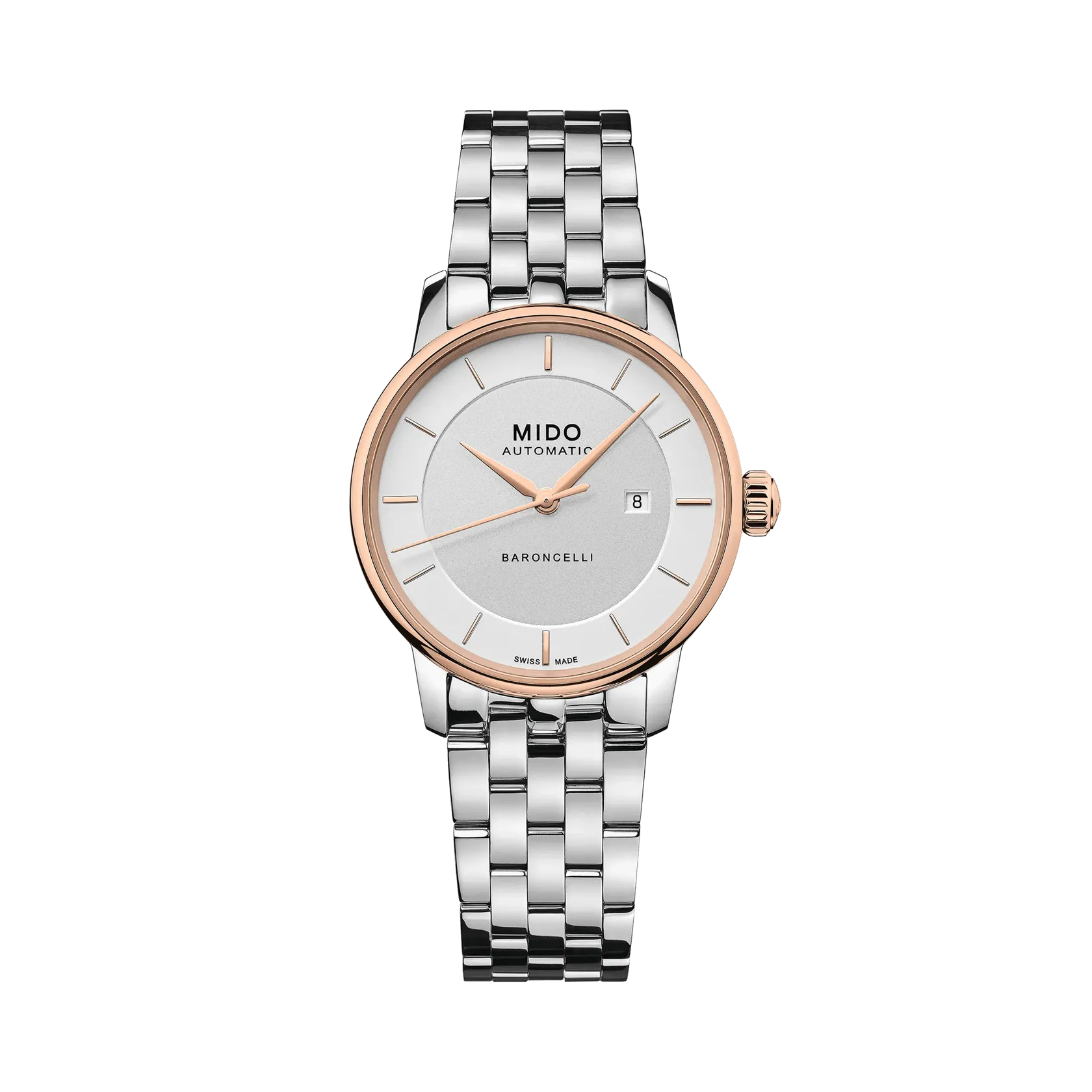 Mido Baroncelli Signature Lady Otomatik Silver M0372072103100